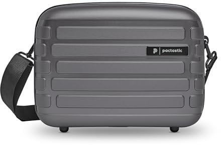 Pactastic Hartschalen Handgepäck Kosmetik-Koffer | Stabiles Beauty-Case mit Aufsteckfunktion | 34 x 17 x 27 cm aus Polypropylen (Collection 04)