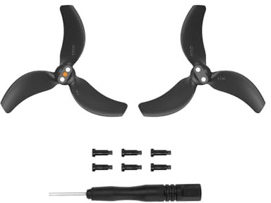 Generic Drone Propellers Replacement For DJI Avata 2,Drone Props Propeller Wings with Screws & Screwdriver (one pair black)
