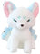 TOPLITHE Neunschwänziger Fuchs Kuscheltier, Süße Plüschtier Realistisches Süßes Kyuubi Kitsune Spielzeug for Kinder Freunde Geburtstagsgeschenke(Blue)