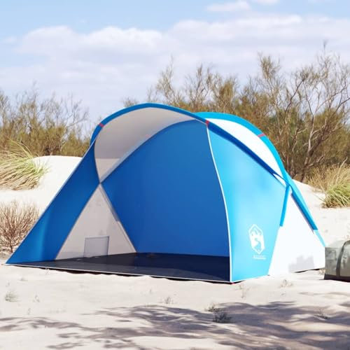 Somanki Strandzelt 2 Personen Azurblau Pop-Up Wasserdicht, Caming Zelt, Camping Tents, Camping-Zelt - 4004158