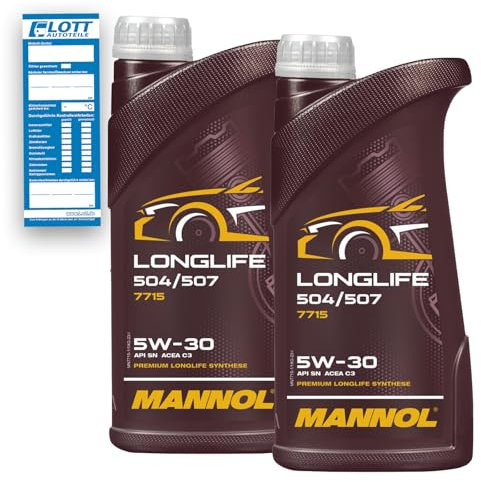 MANNOL 2X 1L MN7715 Longlife 5W-30 Motoröl Motorenöl