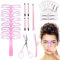 FAINCA Augenbrauen Schablone Set, Augenbrauen Schablonen für Frauen, Augenbrauenschablone, Augenbrauen Stempelaugenbrauenformer, mit Augenbrauenrasierer, für Anfänger Augenbrauen Schablon