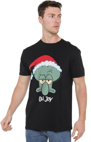 Spongebob Squarepants Unisex Spongebob Squarepants Squidward Christmas Joy Unisex T Shirt T-Shirt