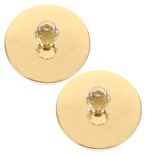 Cabilock 2pcs Stainless Steel Lid for Pitcher Replacement Cooling Water Jug Cover Sealing Lid for Kettle Glass Water Pitcher Accessory Steel Bead Cap