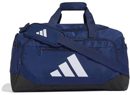 adidas Unisex - Adulto Training Defender Duffle Bag Small Duffel Bag, dark blue/white, One size