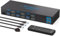 AILVLVNG 4K60Hz EDID HDMI KVM Switch 3 PC 2 Monitore USB 3.0 KVM Switches für 3 Computers teilen Sich 2 Monitors und 4 USB Ports Unterstützt Vervielfältigungs- und Erweiterungsmodi mit DV 12V-Netzteil