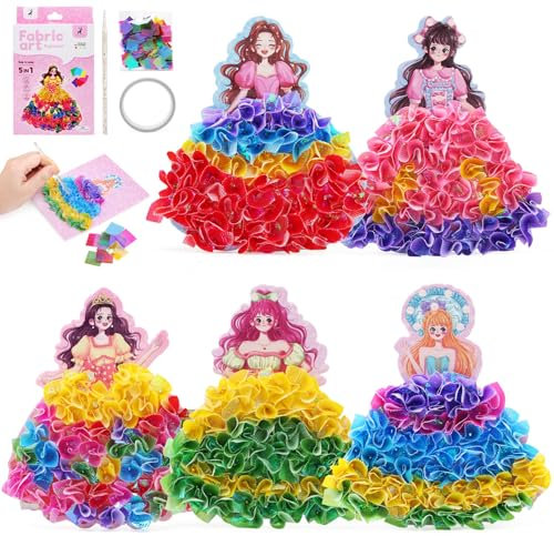 Ballery Juguetes Manualidades Niños, DIY Princesas Juguetes Actividad de Arte y Manualidades, Juego de Arte de Escayola Regalos de Creativo para Cumpleaños Navidad Niños Niñas 3 4 5 6 7 8 9 10 12 Año