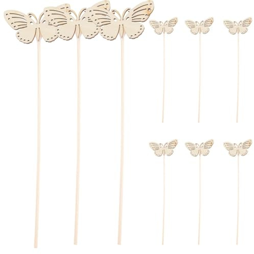 Duftstäbchen 10 Pcs Anlage Diffusor Weihrauch Sticks for Bad Khaki Holz Schmetterling Diffusoren