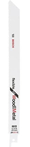 Bosch Professional Coffret de 5 lame de scie sabre S 1122 VF Flexible for Wood and Metal (longueur 225 mm, accessoires pour scie sabre)