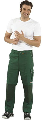 Planam 2121044 Canvas 320 Bundhose, Grün/Grün, Größe 44