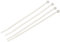 Kopp 356801098 - Fascette serracavi, 100 x 2,5 mm, 50 pezzi, colore: Trasparente, 356802099