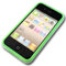 Custodia protettiva per iPhone 4, ultra sottile [cornice in silicone TPU] antiurto per Apple iPhone 4S, protezione laterale [verde trasparente]