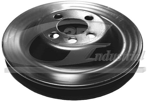 3RG 10731 Riemenscheibe Kurbelwelle 126mm Kurbelwellenriemenscheibe Kompatibel mit VW Golf 2 19E, 1G1 26105255