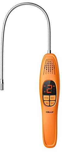 Elitech LD-200 Détecteur de fuites de gaz à diodes chauffantes pour réfrigérateur et climatisation de voiture rechargeable