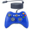 OSTENT Controller USB Cablato Gamepad Joystick per Console Microsoft Xbox 360 Computer Portatile PC Windows Videogioco Colore Blu