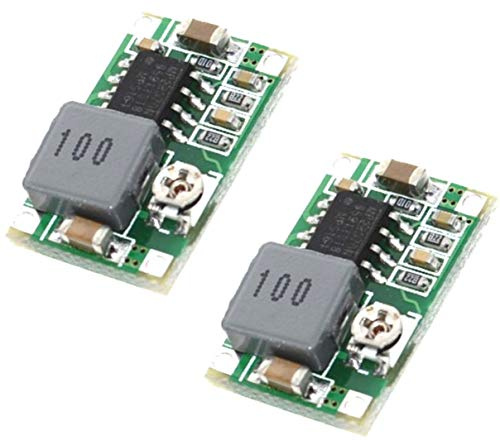 TECNOIOT 2pcs Mini360 Mini-360 DC-DC Adjustable Buck Converter Step Down Power Supply Module Ultra-Small | 2pcs Mini360 Down Modul Down Modul Handy Netzteil Modul DIY, Fahrzeug Lm2596
