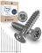 Schrauben Torx Edelstahlschrauben 10x100 Edelstahl V2A rostfrei Spanplattenschrauben für Holz Teilgewinde 10mm stark 100mm lang 25 Stück Holzschrauben Holz A2