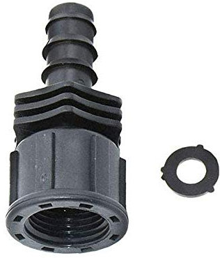Conector de manguera de riego por goteo hembra de 1/2 a 16 mm, adaptador de conector de manguera de 1/2 extremo, 2 unidades, 1 I 2 to 16 hose
