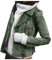 AmyGline Jacke Damen Vintage Lederjacke Revers Falten Slim Fit Langarm Zip Leder Jacke mit Gürtel Mantel Motorradjacke Bikerjacke Bomber Jacke