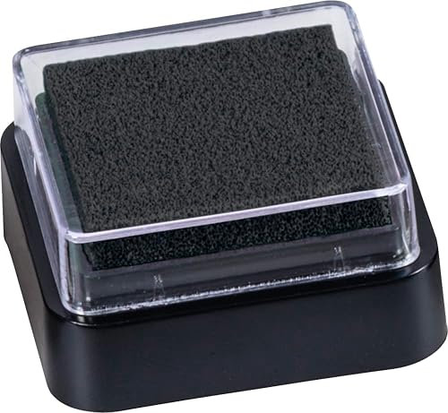 HEYDA 1026370106 10X Stempelkissen Mini 3x3cm schwarz, MDF
