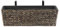 Rechteckiger Balkonkasten Braun 60x20x18 cm Landhausstil Kawala
