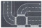 Celawork Blocco da Costruzione Classico, Per strade lego city, Compatibile con Tutte le Principali Marche, 25.5 x 25.5 cm, giocattolo educativo