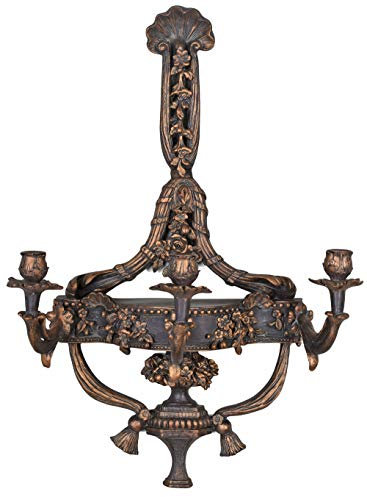 Wandleuchter Barock Kerzenhalter Hängeleuchter Antik Leuchter 68cm oar671 Palazzo Exklusiv