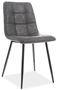 Signal Polsterstuhl Look Grau Esszimmerstuhl | Bequem