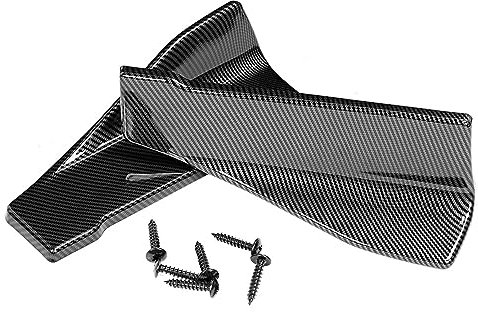 Aramox Carbon Seitenschweller, 35cm Universal Carbon Fiber Für Automobile Universal Seitenschweller/Heckstoßstange Lip Splitter Winglet Schürzen