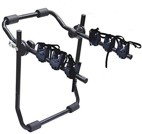 Lupex Shop Portabici Posteriore per Auto Universale - Fino a 3 Bici - Prodotto Certificato e omologato - Peso Max Fino a 40kg
