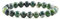 Ouubuuy Moosachat Armband,8mm Heilsteine Armband, Edelstein Armband Damen, Stein Armband Damen,Armband Perlen Damen,Armband Damen Perlen