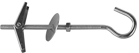 Federklappdübel Kippdübel M4 Dübel Mutter Öse Haken Schraube 25 Stück Trockenbau Haken