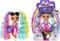 Barbie - Extra Minis Bambola N. 6 Con Capelli Arcobaleno E Abito Con Stampa Floreale, Piedistallo E Accessori, Inclusi Occhiali E Borsetta, Regalo E Giocattolo Per Bambini 3+ Anni, HHF82