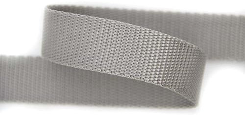 30mm | 5m Gurtband | Farbauswahl I 100% Polypropylen (hellgrau)