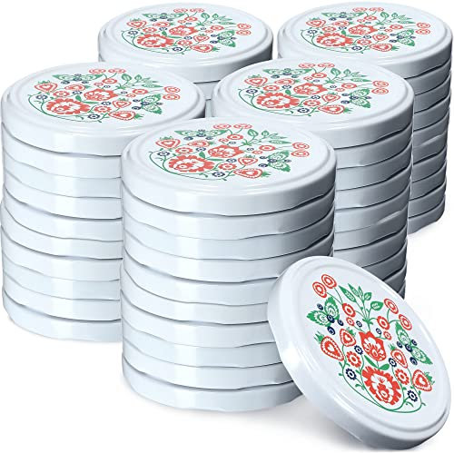 Couvercle à vis Kadax FI82 mm, ensemble de couvertures à tour de torsion en métal, couvercle de remplacement pour pots Mason, couvercle avec 6 dents d'orge pour verres à collision