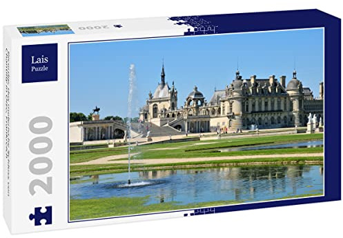 Lais Puzzle Picardie, das malerische Schloss von Chantilly in Oise, Frankreich 2000 Teile