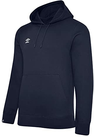 Umbro Mens Club Leisure Hoodie (4XL) (Navy/White)