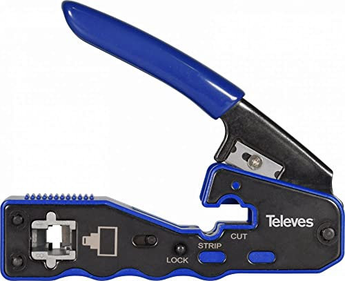 Crimpadora corte automaticoconectores macho RJ45TELEVES 209802