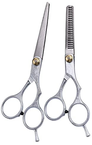 EdirFtra Friseur Schere Verdünnung Schere Set, Friseur Schneiden Schere, Professionelle Schere Set, Haarschere Haarschneiden Verdünnung Schere Set