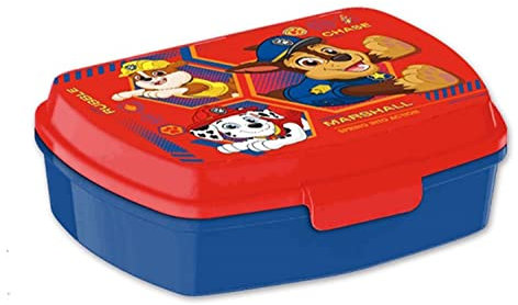 HOVUK Paw Patrol Lunchbox für Kinder, 20 cm, Lebensmittelbehälter mit 1 Fach, BPA-frei, mikrowellengeeignet, für Mahlzeiten ab 3 Jahren