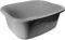 11 Litres Washing Up Bowl Rectangular Plastic Multi-Purpose Basin Mixing Sink Tidy Organizers (Grey)