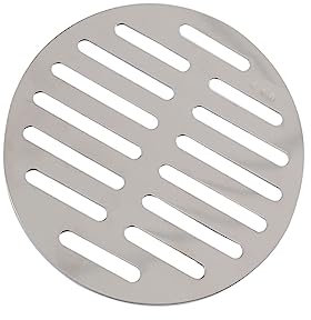 METALLIXITY Redondo Piso Drenaje Cubierta (6) 1uds, Inoxidable Acero Ducha Drenaje Rejilla - para Muebles Arreglo, Baño Cocina, Gris