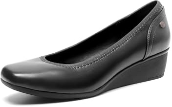 DREAM PAIRS Female Lace-Up Comfortable Fashion Shoes SDPU2418W,Size 6.5,Black-Pu,SDPU2418W