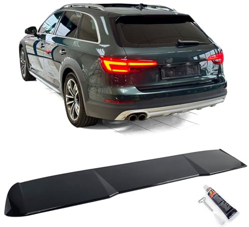 Heckspoiler Performance Schwarz Glanz passt für Audi A4 B8 allroad 09-16