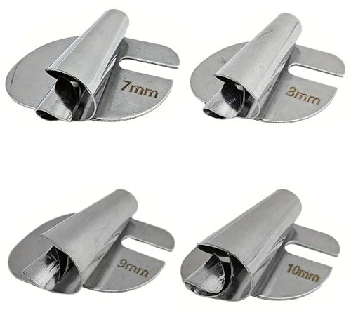 Pied Ourlet Roulé Couture,Pied pour Ourlet roulé Universel,7-10mm Pied D'ourlet Roulé À Coudre,Large Pied Presseur Ourlet Roulé,Machine à Coudre Pied Ourlet Roulé pour Machine à Coudre Industrielle