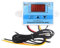 KWWEWEB Controlador de Temperatura W3002, 220V, 110V, 24V, 12V, 10A, Interruptor de Control de termostato LED Digital, medidor de Sensor termorregulador con sonda(Size:W3002 AC 110-220V)