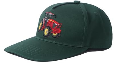 ASVP Shop Kinder Baseballkappe mit Traktor – Jungen Cap, Sportliche Basecap für Jungs by (DE/NL/SE/PL, Alter, Einheitsgröße, 11 Jahre, Grün)