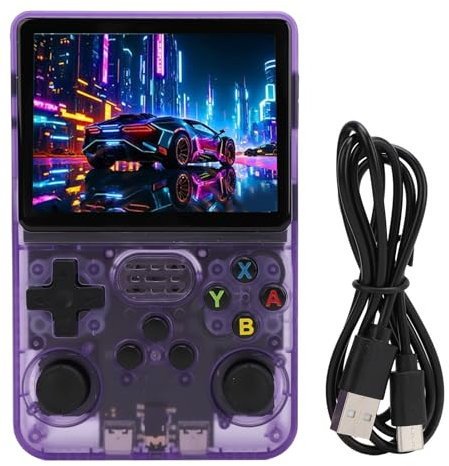 Handheld Spielkonsole, R36S Retro Gameboy, 3.5 Zoll IPS Bildschirm Spielekonsole Für Unterwegs, Pocket Console Retro Spielekonsole Mit Open Source Linux System, 128G Tf Karte