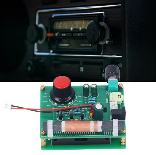 Trasmettitore AM Micro Power, Trasmettitore di Modulazione di Ampiezza 600Khz a 1500Khz, 5 a 12V con Interfaccia per Cuffie 3,5 Mm, per Test di Lettori di Ricevitori Radio