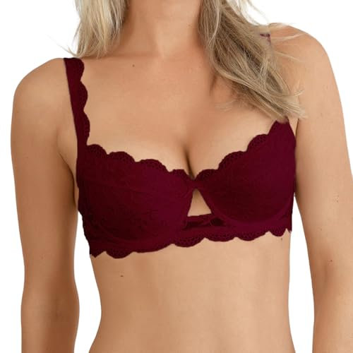 Nina von C. Silver Edition Dekolletè BH 48515971 | Red Berries (DE/NL/SE/PL, Körbchengröße & Bandgröße, B, 75, Red Berries)